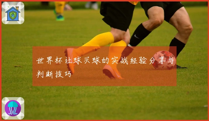 世界杯让球买球的实战经验分享与判断技巧